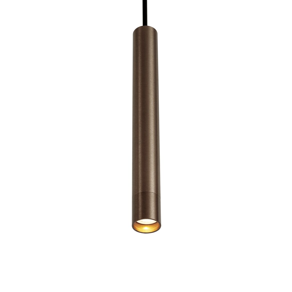 Modern railsysteem met 6 hanglampen brons 1-fase - Slimline Keno