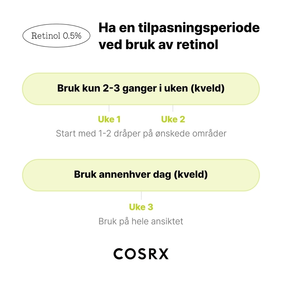 COSRX The Retinol 0,5 Oil 20ml