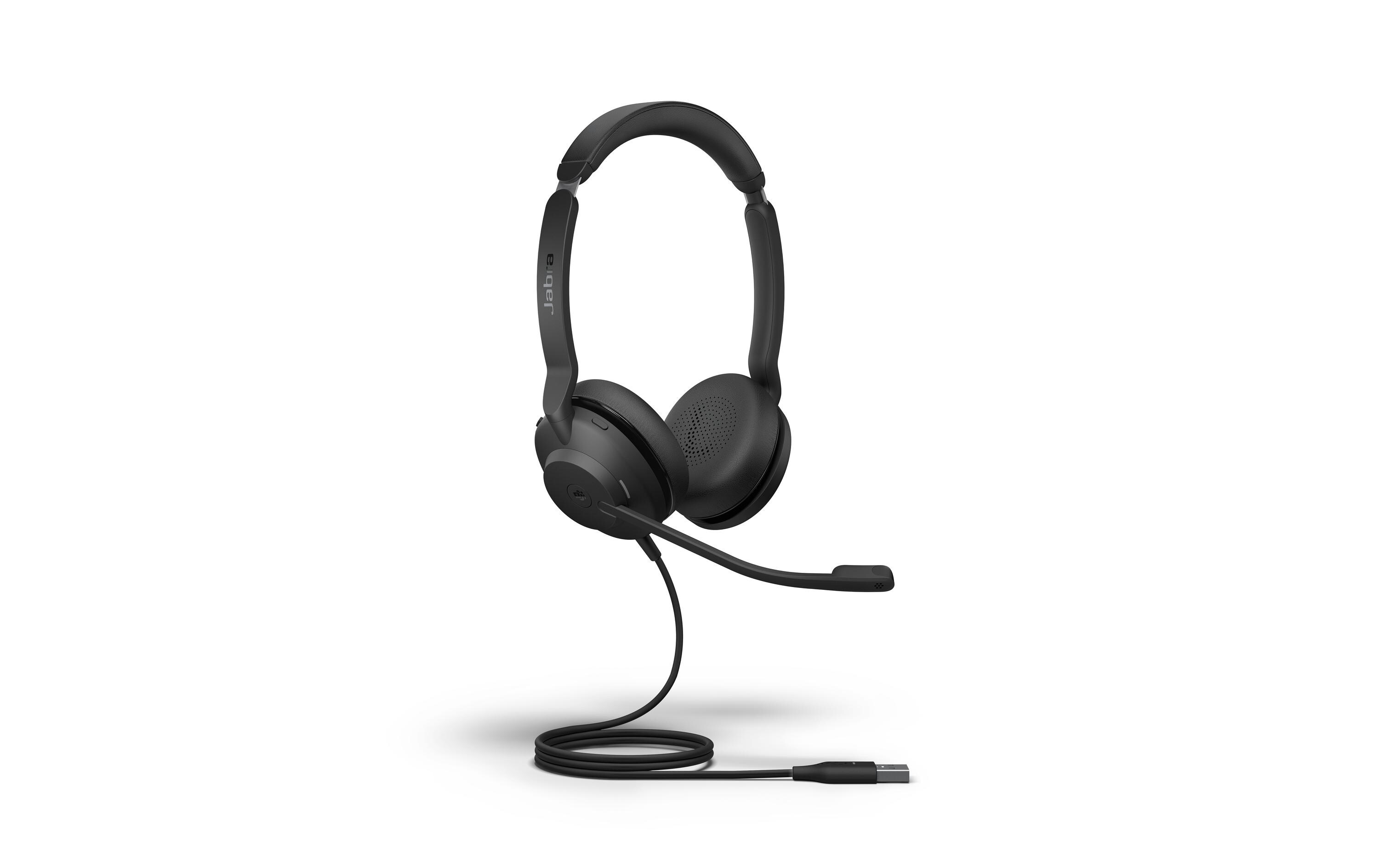 Headset Evolve2 30 SE Duo MS Schwarz, USB-AEntwickelt, damit Sie produktiv bleiben, leicht, tragbar, zuverlässig, komfortabel