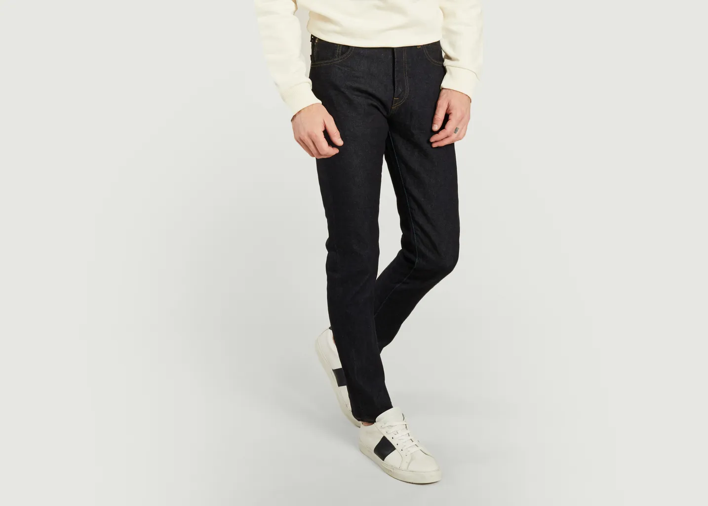 Jeans Stretch Straight Japan Blue Jeans