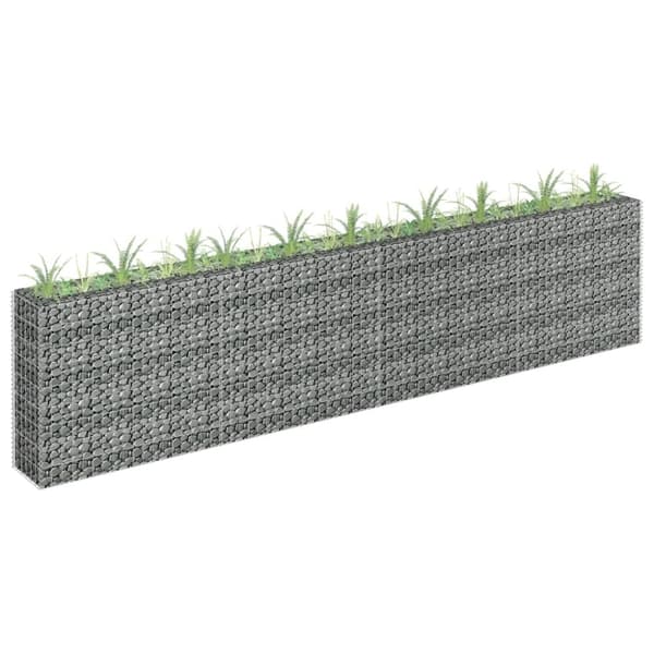 vidaXL Gabion høybed galvanisert stål 360x30x90 cm