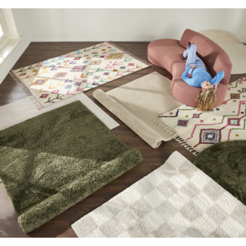 Vloerkleed Berber Marroc color 160x230 cm