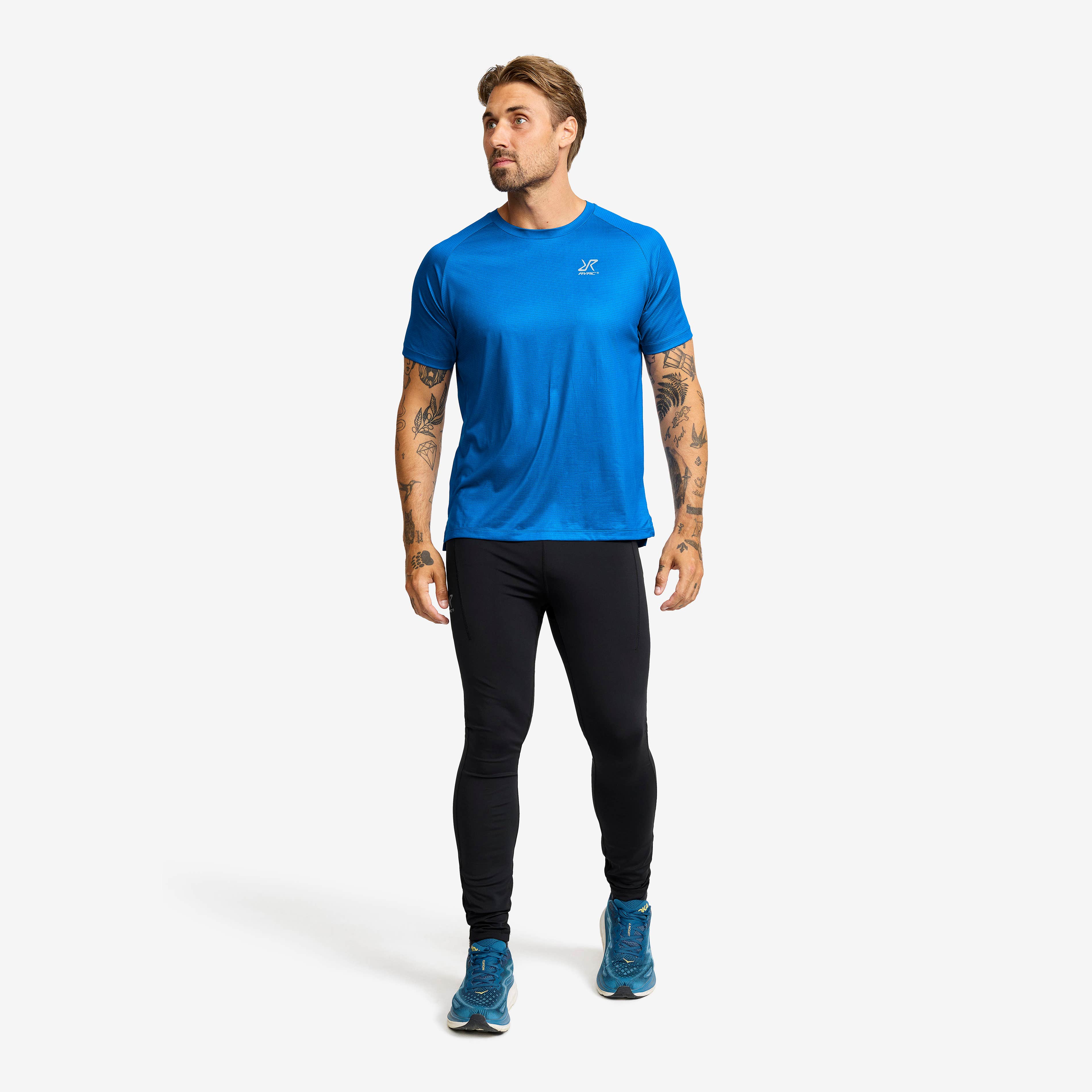 Intensity Light Crew Neck T-shirt Herre Imperial Blue