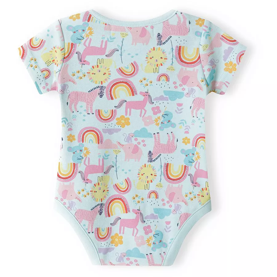 MINOTI 2er-Pack Bodys AquamarinGelb