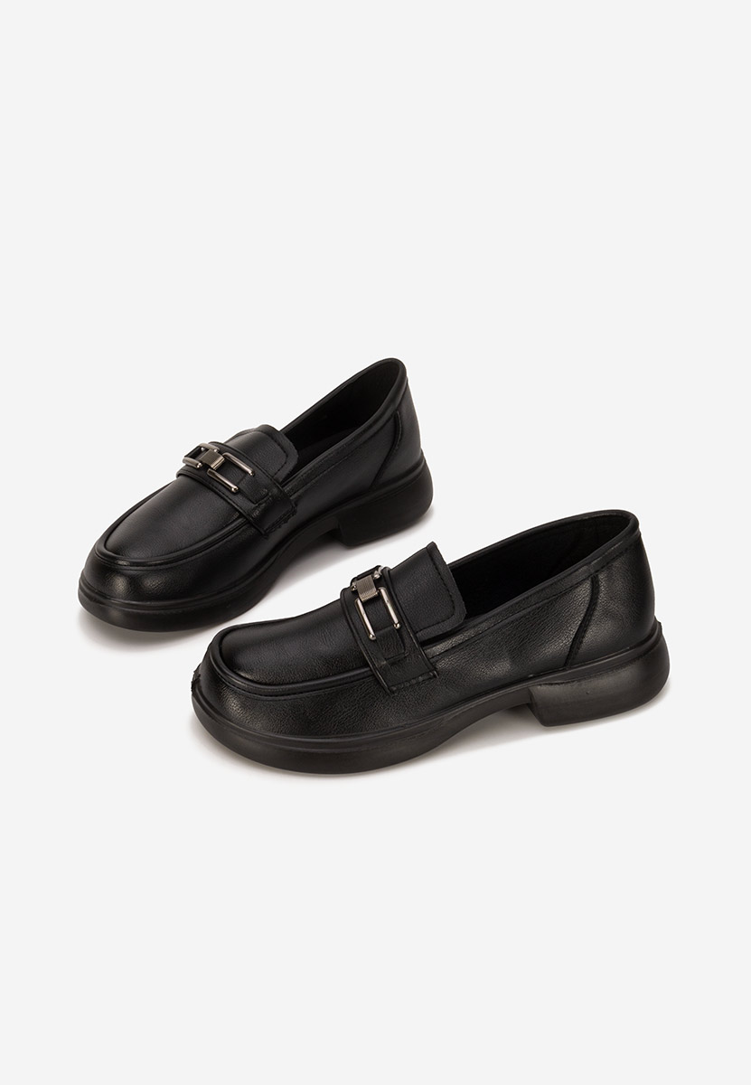 Mocassins femme noirs Manari