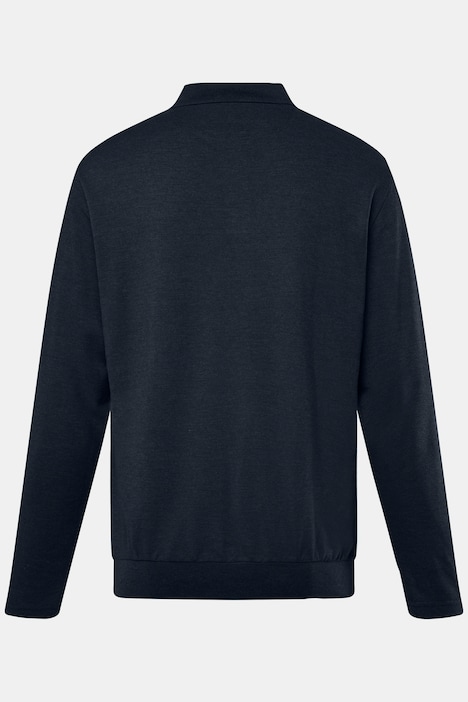 Men+ Poloshirt, Bauchfit, Basic, Piqué, Langarm, bis 8 XL