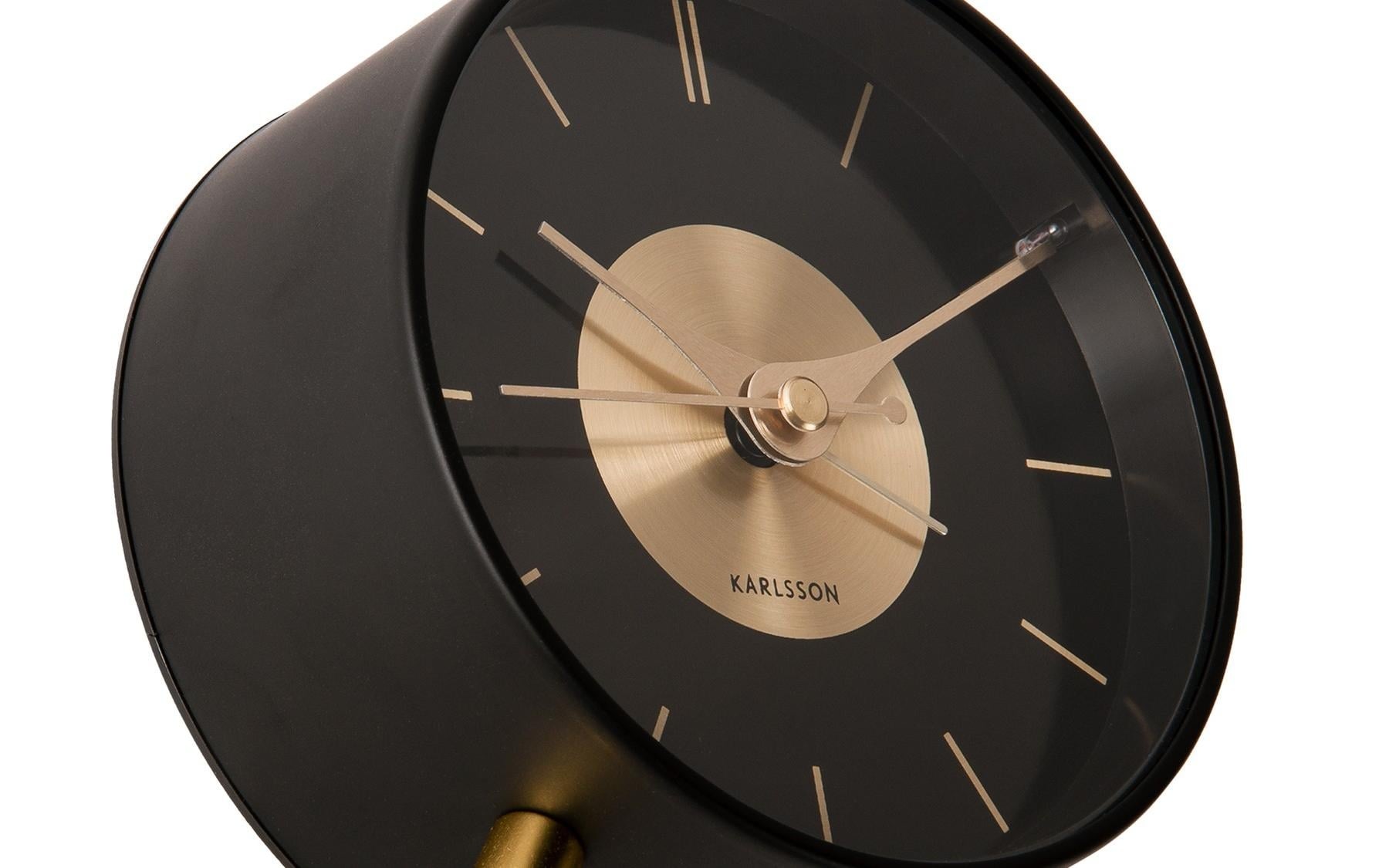 Karlsson Wecker »Gold Disc Gold/Schwarz«