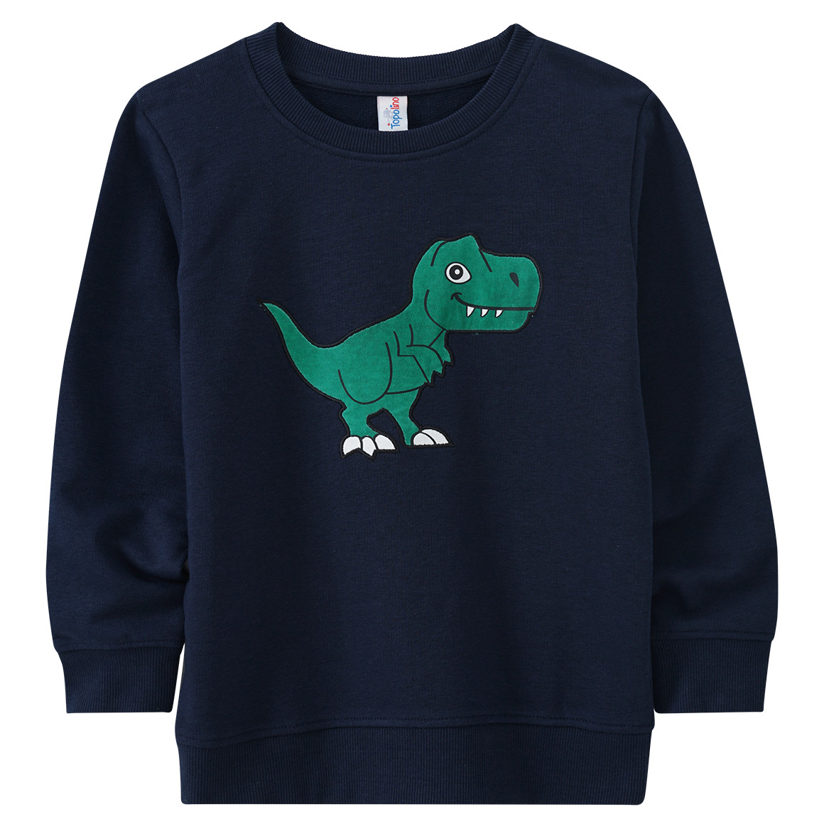 Topolino Kinder Sweatshirt mit Dino-Applikation dunkelblau
