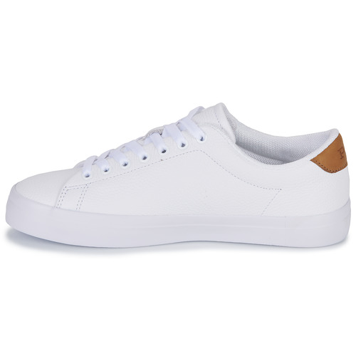Polo Ralph Lauren - LONGWOOD-SNEAKERS-LOW TOP LACE Blanco / Cognac