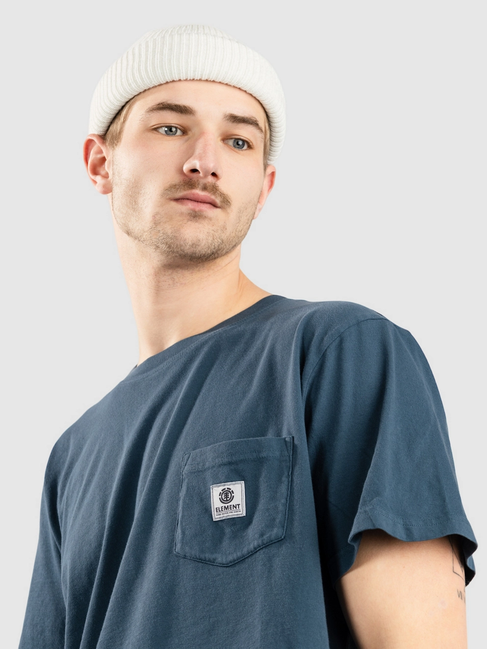Element Basic Pocket Pigment T-Shirt midnight navy