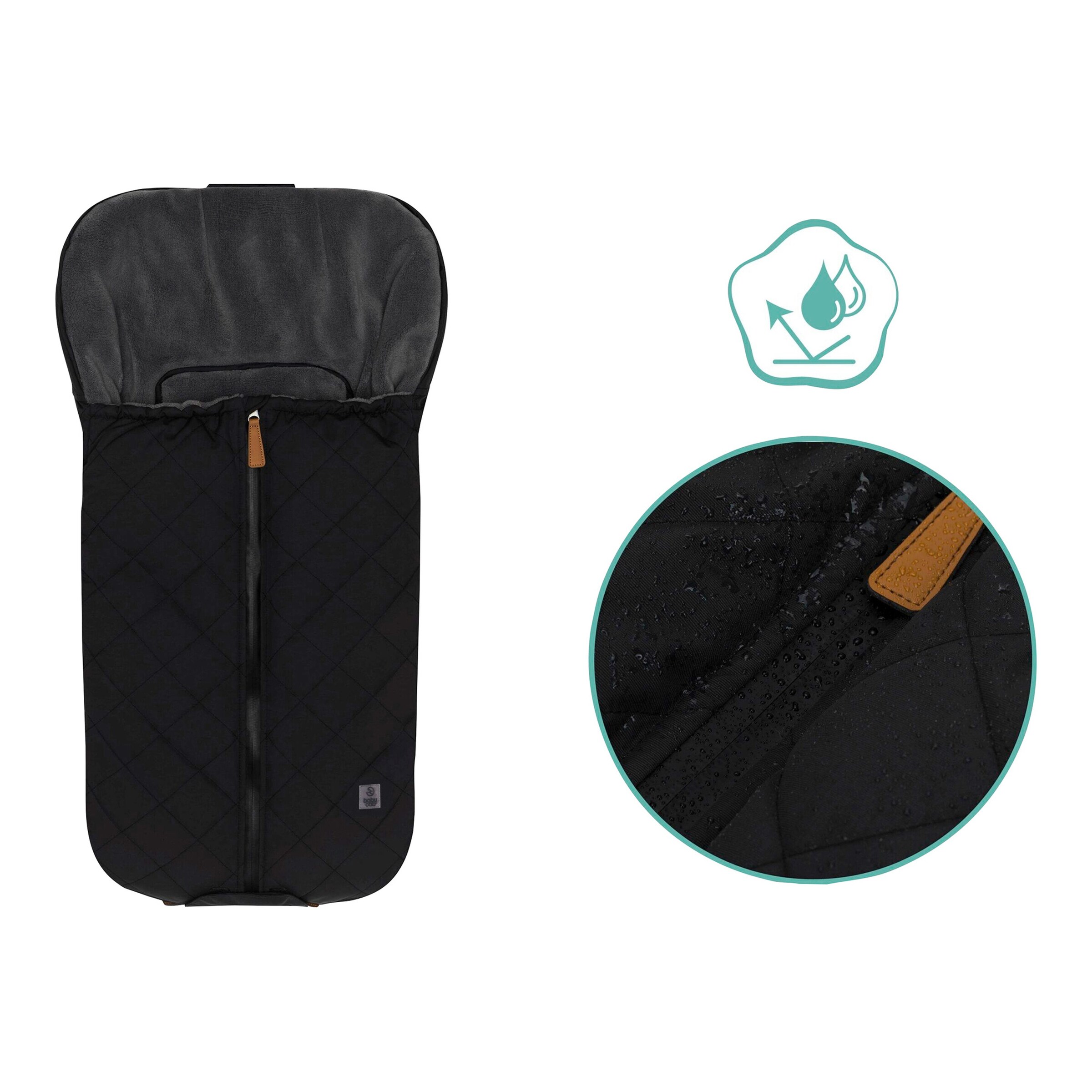 babycab Winterfußsack Nora schwarz