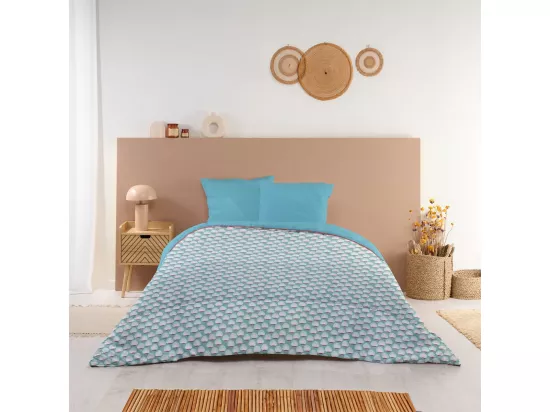 Couette imprimée Douceur - Chaude 350g/m2 - 140x200cm