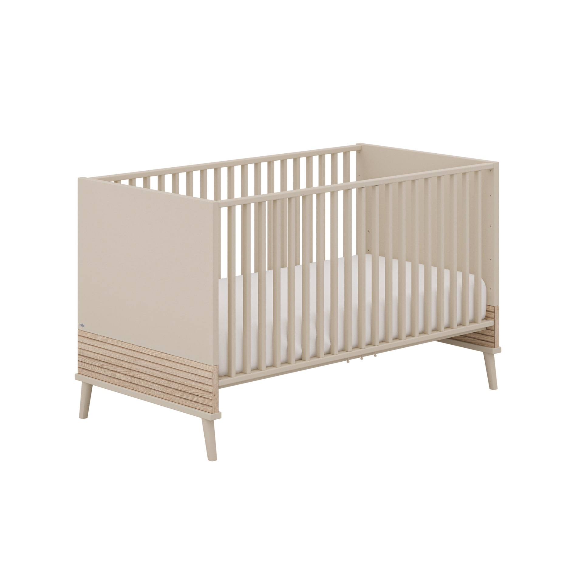 PAIDI Babybett EEFJE 70 x 140 cm beige/ braun