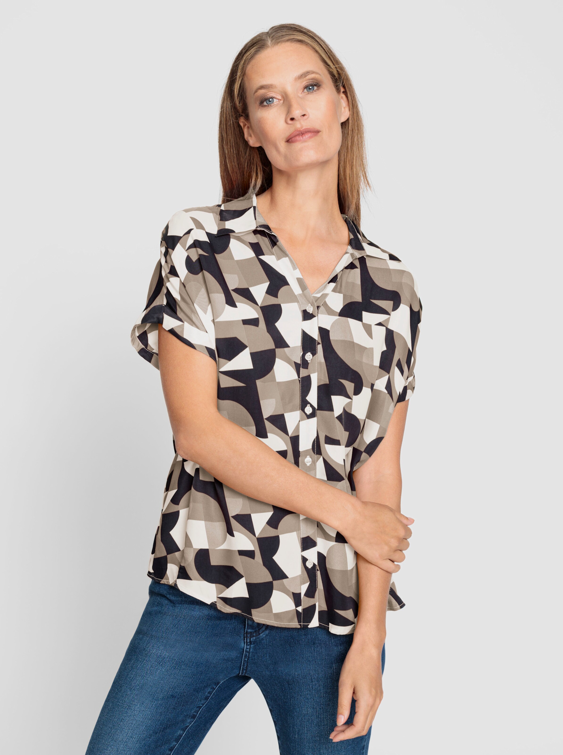 Druckbluse
