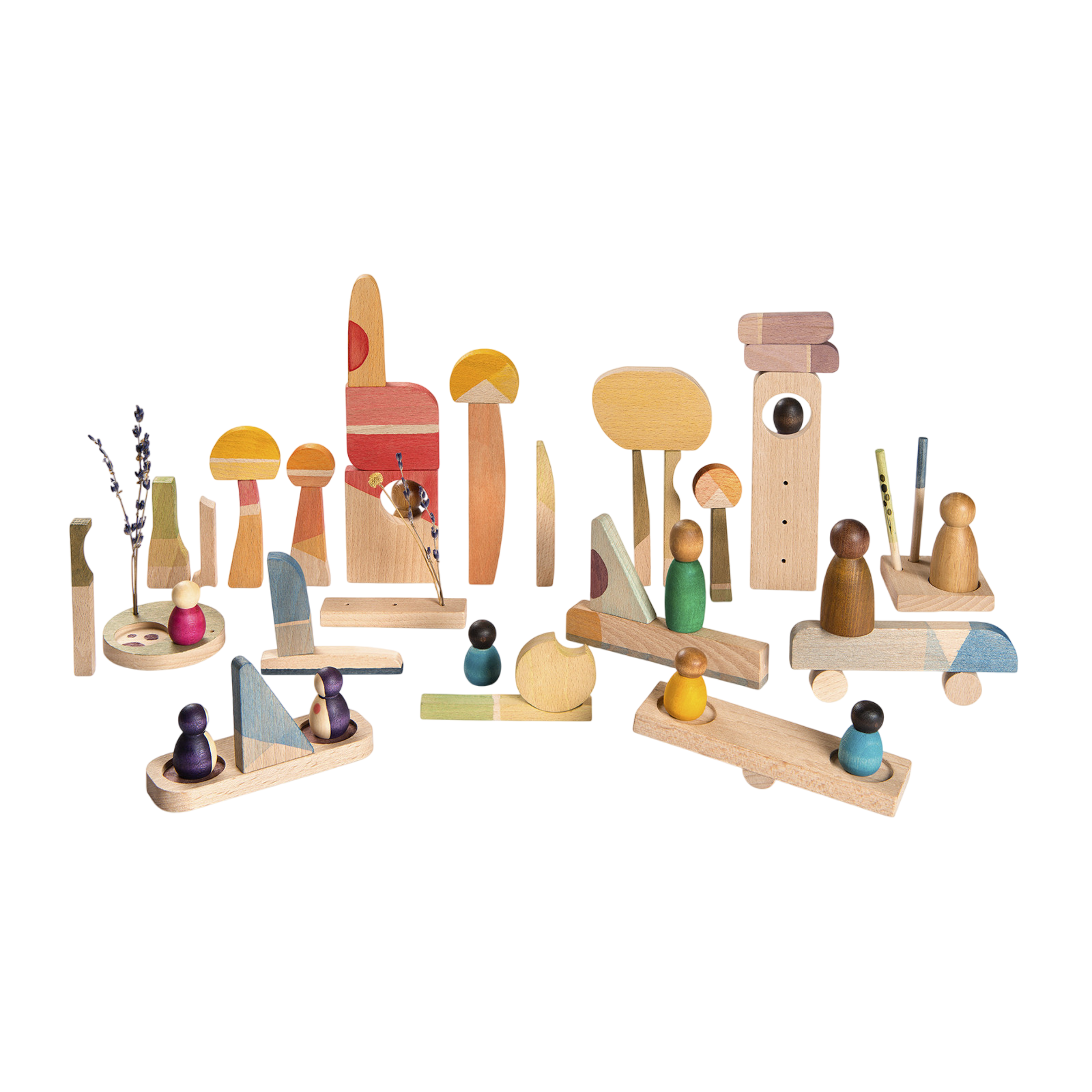 Holzspielset Happy Place Rainbow Grapat