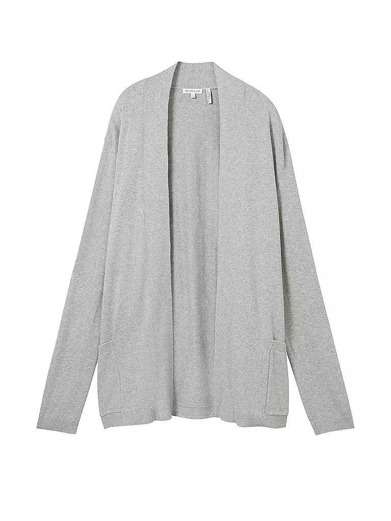 TOM TAILOR Strickjacke grau