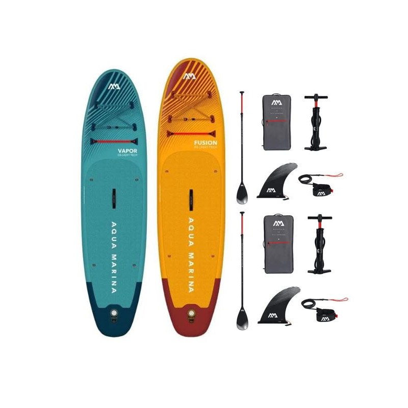 Pack Paddle gonflable VAPOR + FUSION AQUAMARINA