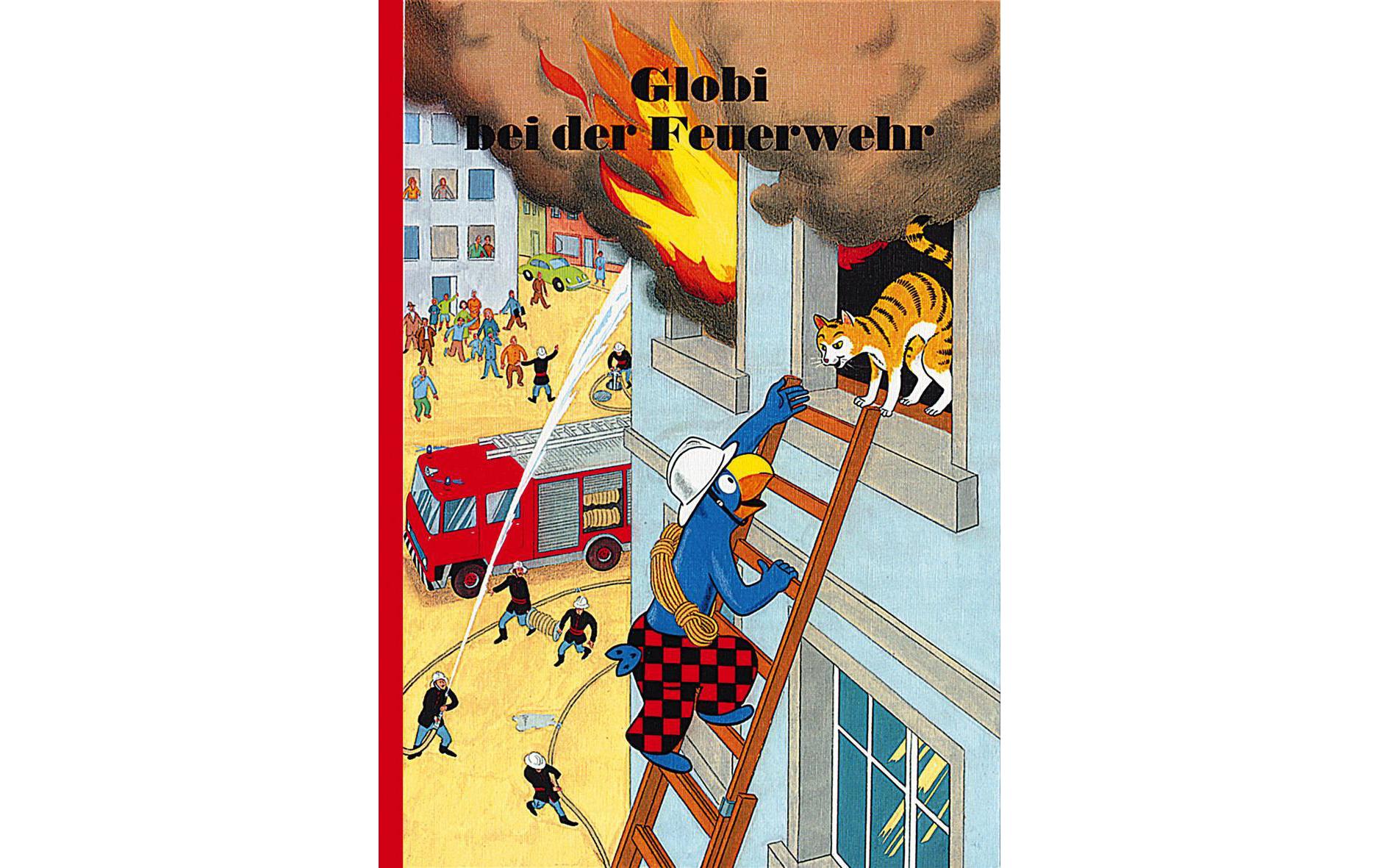 Bilderbuch Globi bei der FeuerwehrKinderbuch