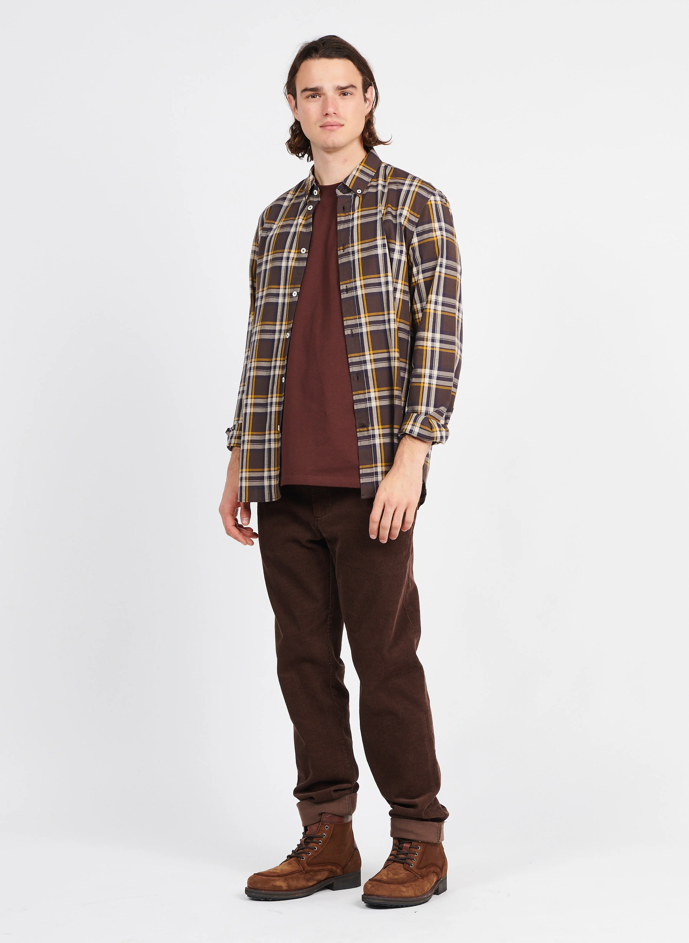 MELTING MED WORKER - Bottines à lacets en cuir | Marron