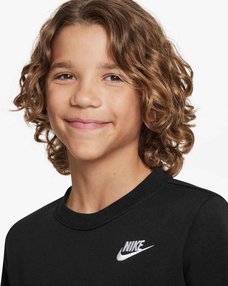 Sweat-shirt Nike Sportswear Club Fleece Noir pour enfant