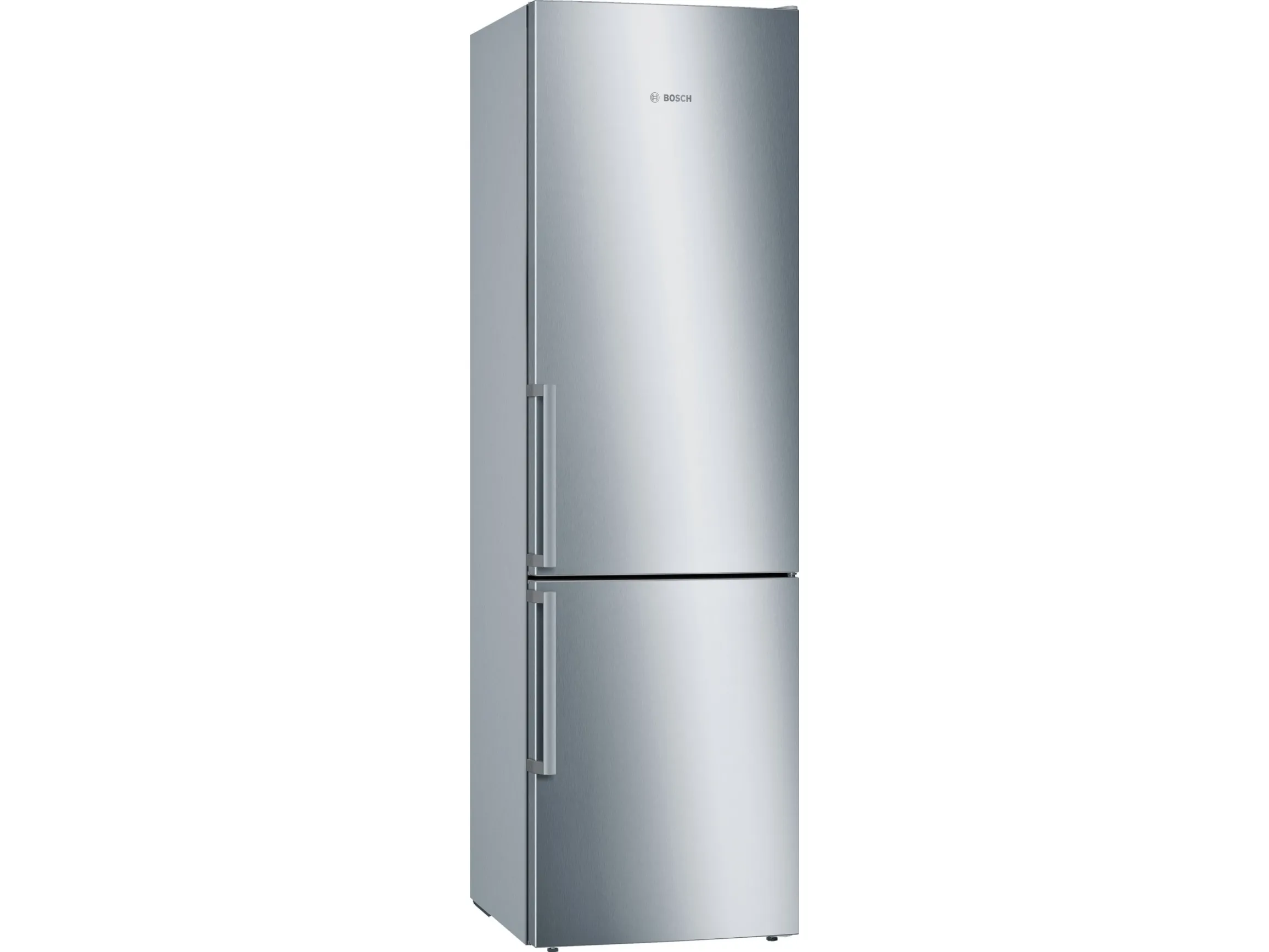 Bosch Serie | 6 KGE398IBP - Køleskab/fryser - bund-fryser - bredde: 60 cm - dybde: 65 cm - højde: 201 cm - 343 liter - Klasse B - rustfrit stål