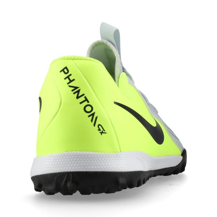 Nike Phantom GX II Academy TF Mad Voltage - Argenté/Noir/Jaune Fluo Enfant