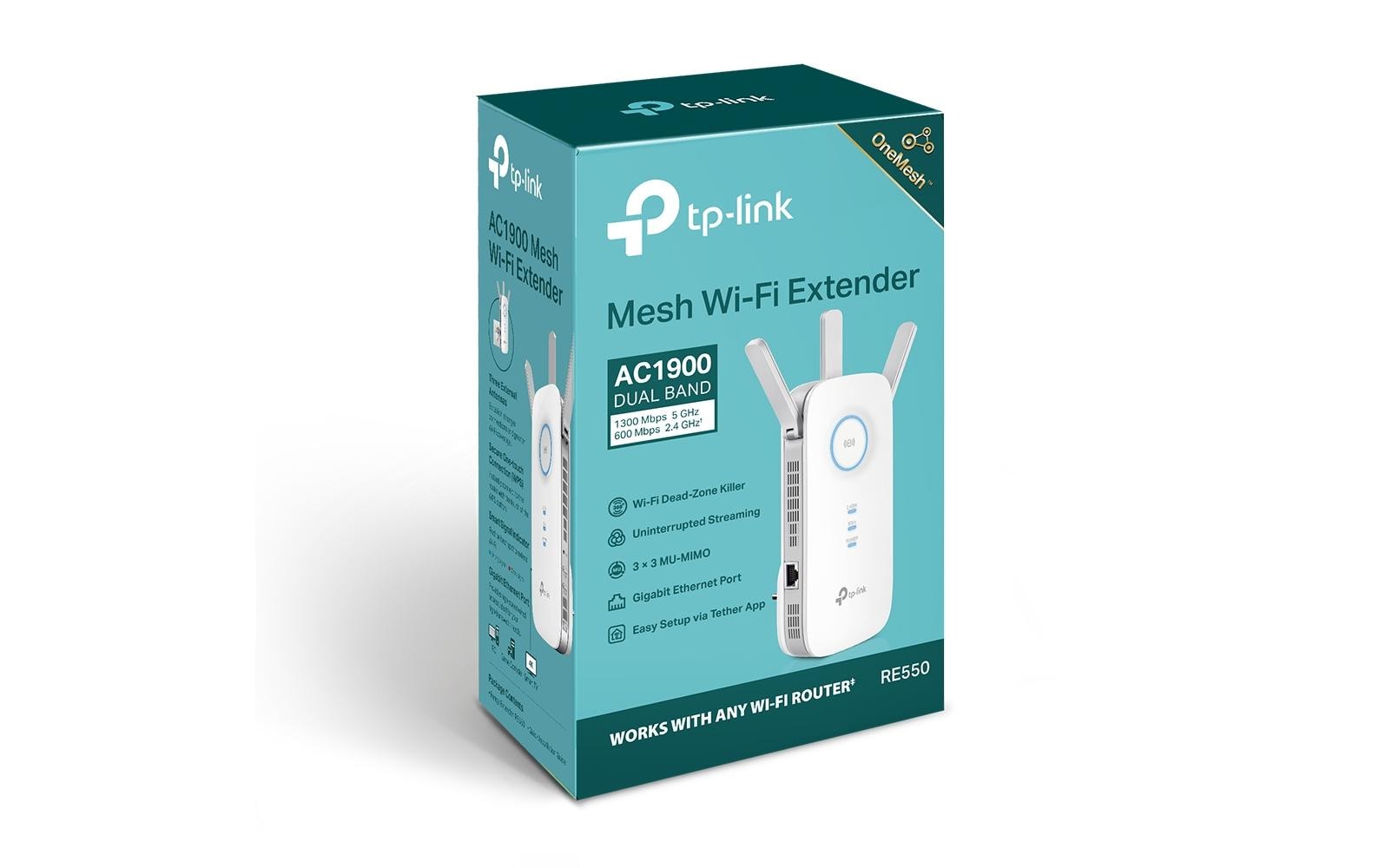 WLAN-Mesh-Repeater RE550TP-Link RE550 AC1900 WLAN-Repeater