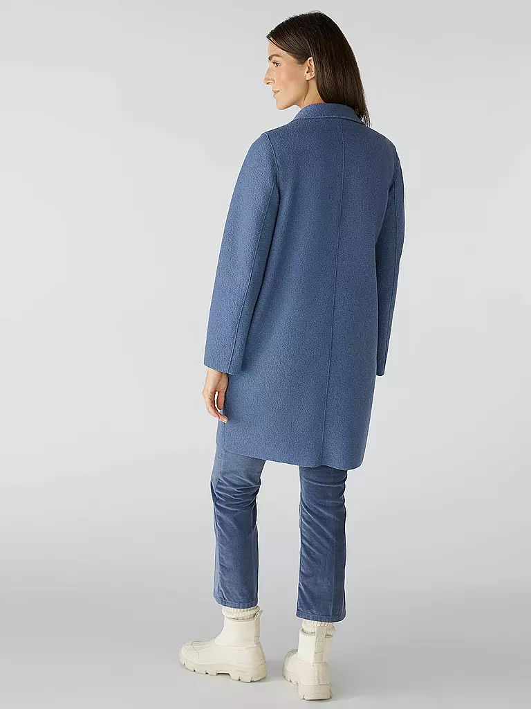 OUÍ Wollmantel blau