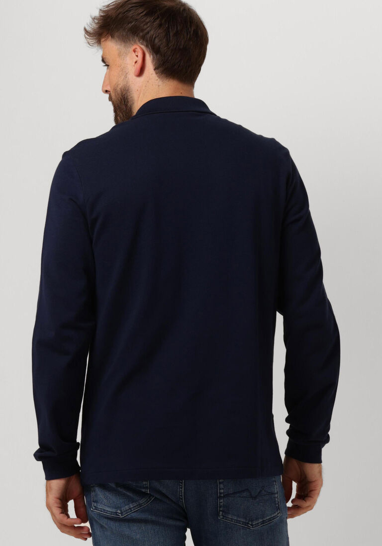 LACOSTE donkerblauwe lacoste polo 1hp2 men long sleeved best polo