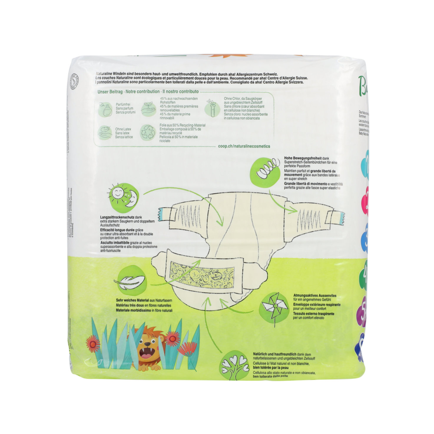 Naturaline Baby Gr.6 Extra Large, 15-30kg, 32 Stück