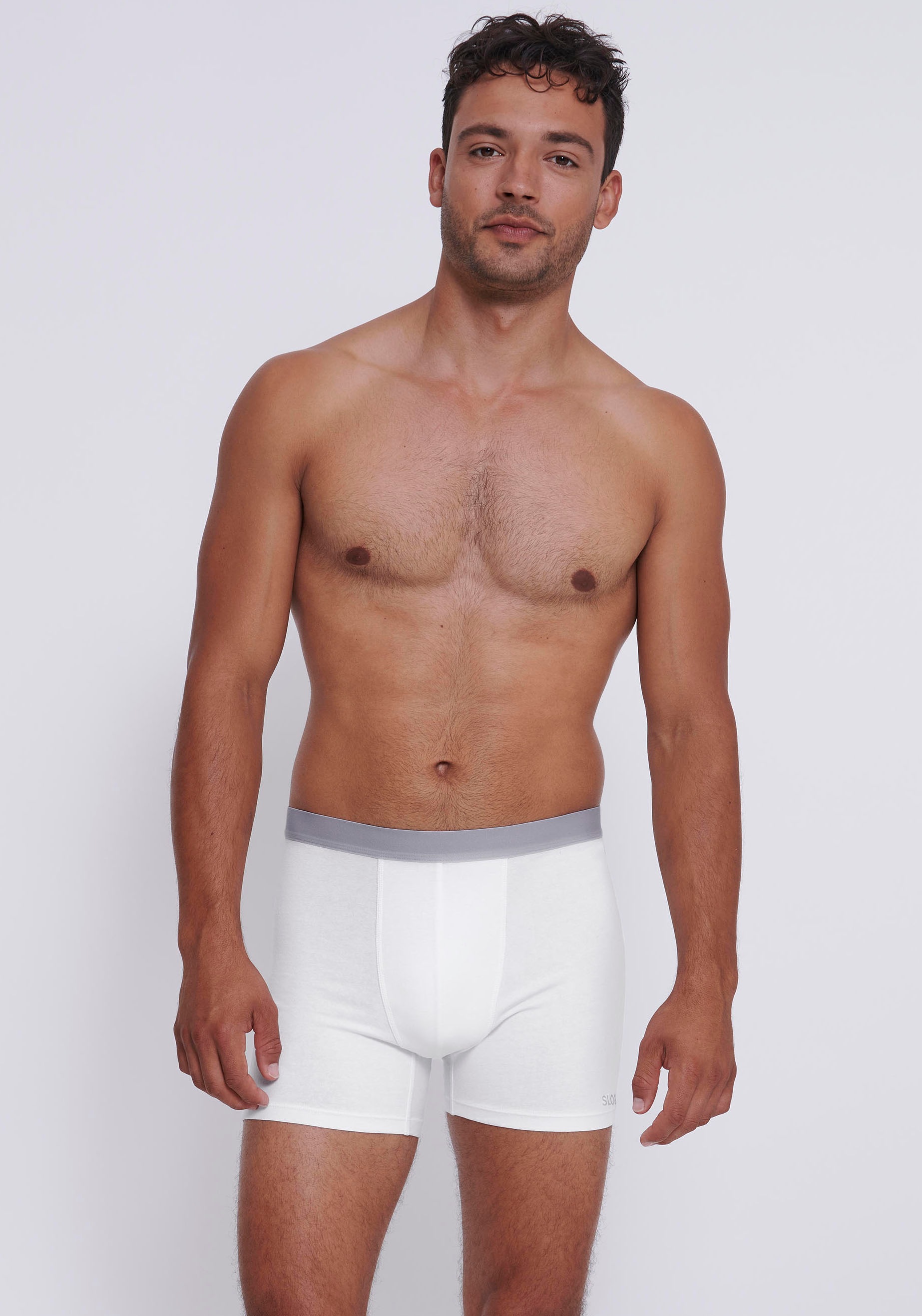 sloggi Boxer »Men GO ABC 2.0«, 2 Stk. längeres Bein, Baumwollmix, weich, elastischer Bund