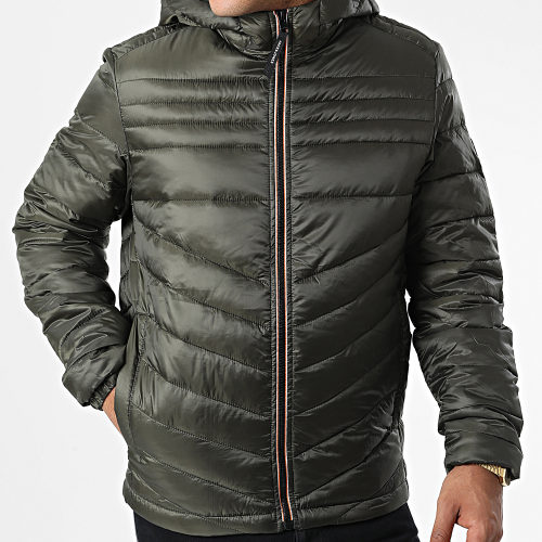 Doudoune Capuche Hero Vert Kaki