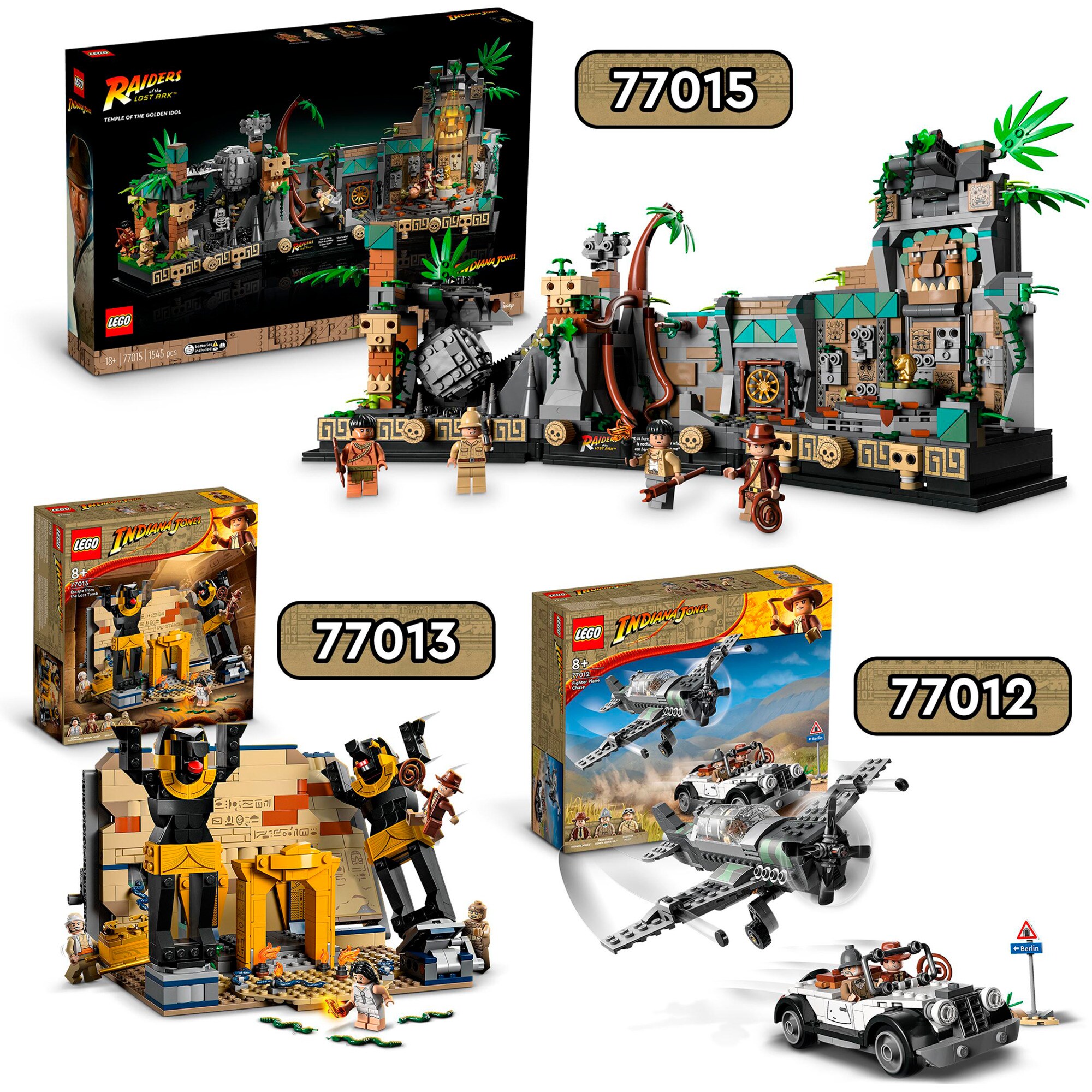 LEGO Konstruktionsspielzeug Indiana Jones Flucht aus dem Grabmal