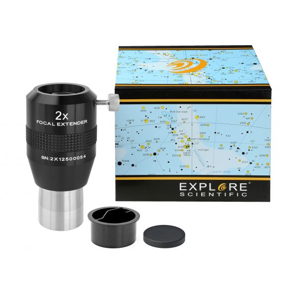 Bresser Teleconverter Explore Scientific 2x 31,7mm/1,25 Black