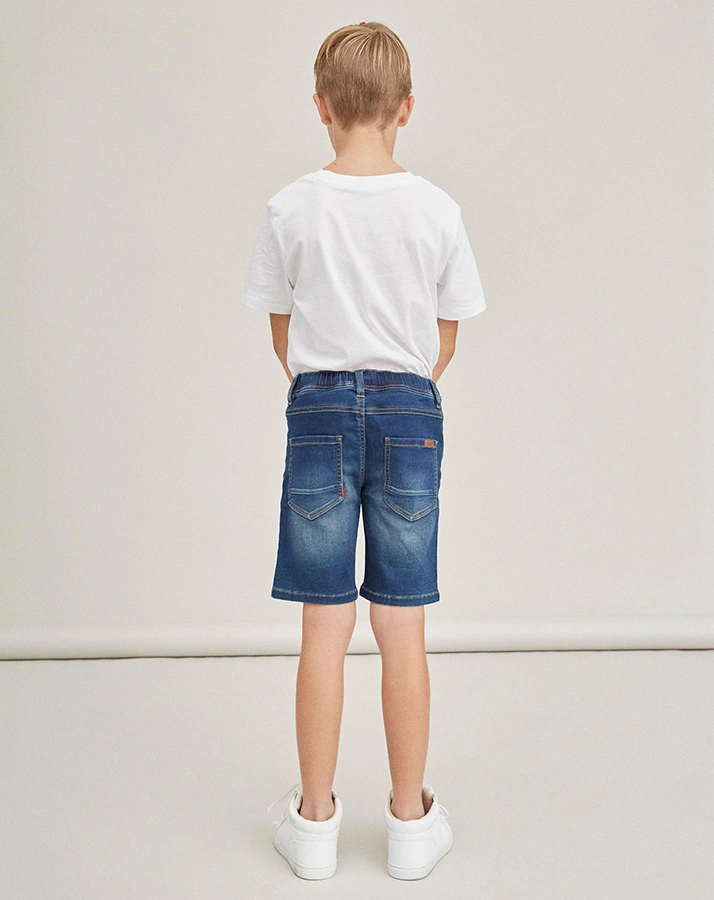 Sweat-Jeansshorts NKMRYAN DNMTHAYERS 3454 in dark blue denim