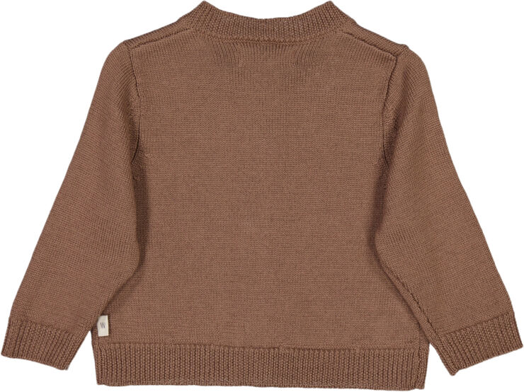Wheat Strik Cardigan Agern Vintage rose
