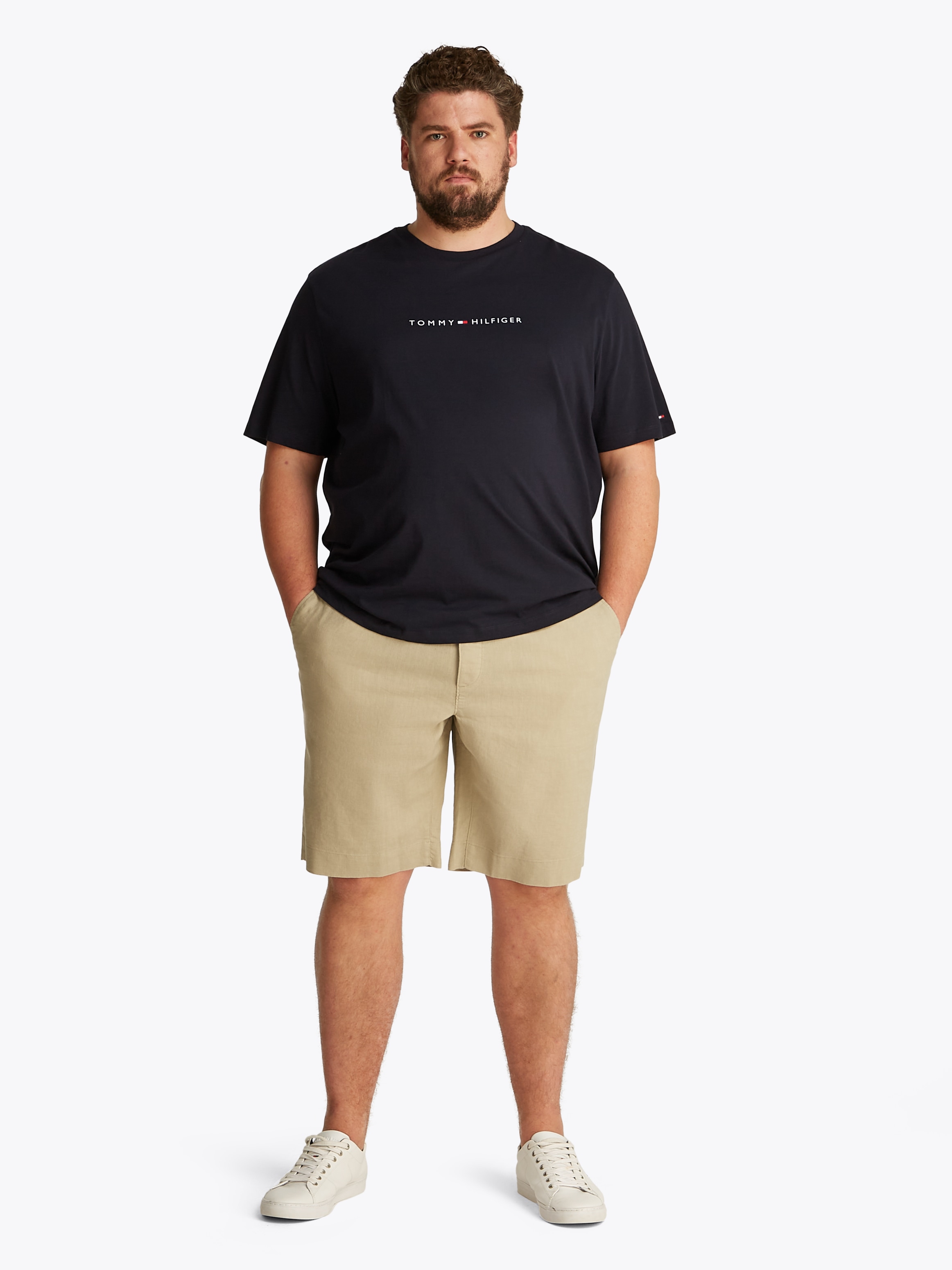 Tommy Hilfiger Big & Tall Shorts »BT-BROOKLYN PO LINEN SHORT-B«  Grosse Grössen