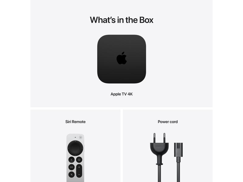 Apple TV 4K 64GB Wifi 2022 Das Apple Erlebnis. Kino mit allen Sinnen