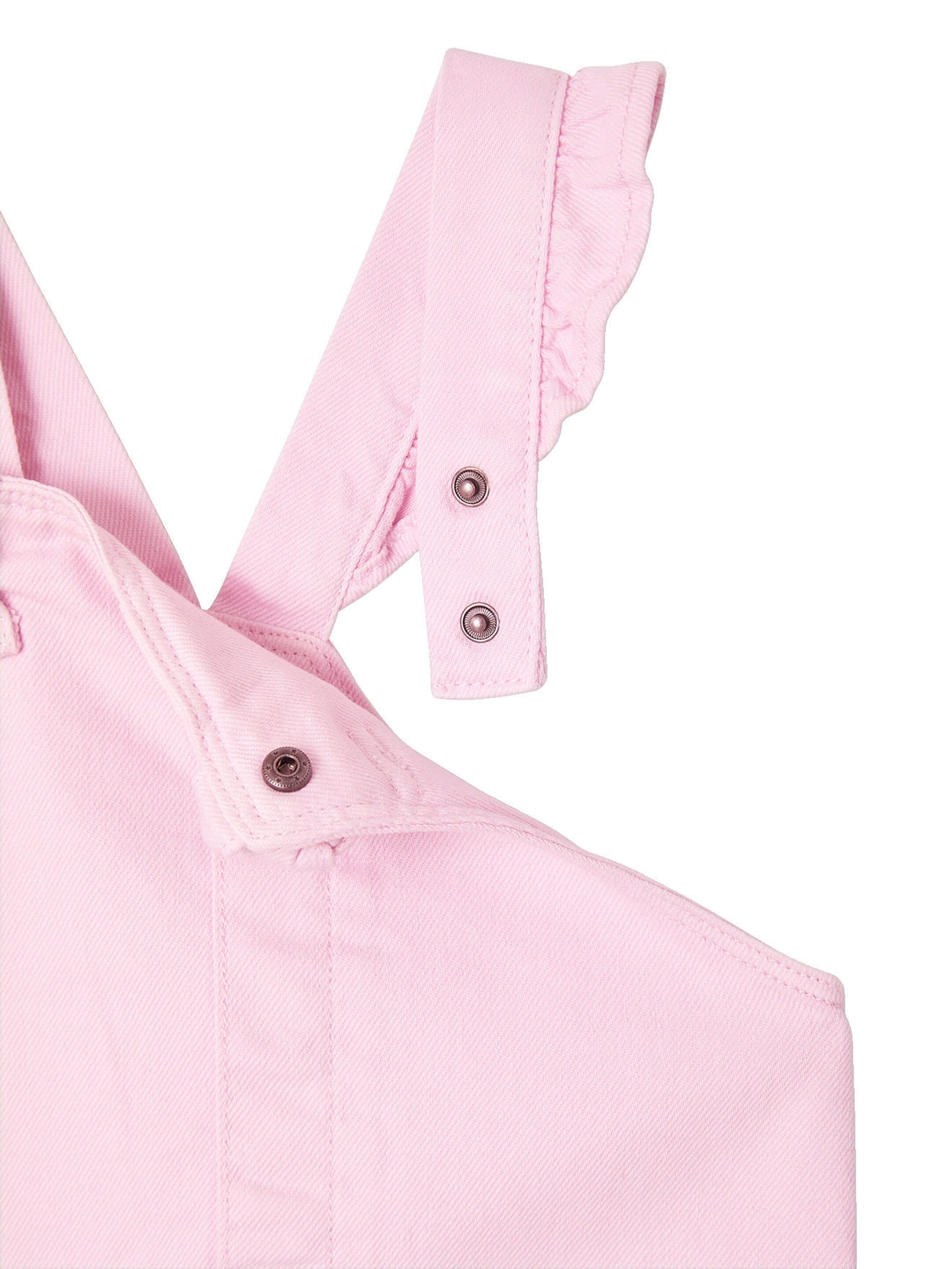 Vertbaudet Baby Latzhose mit Volants lila