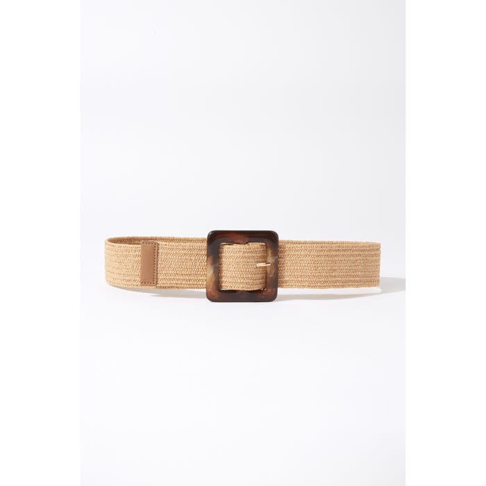 Veritas-Riem raffia gesp