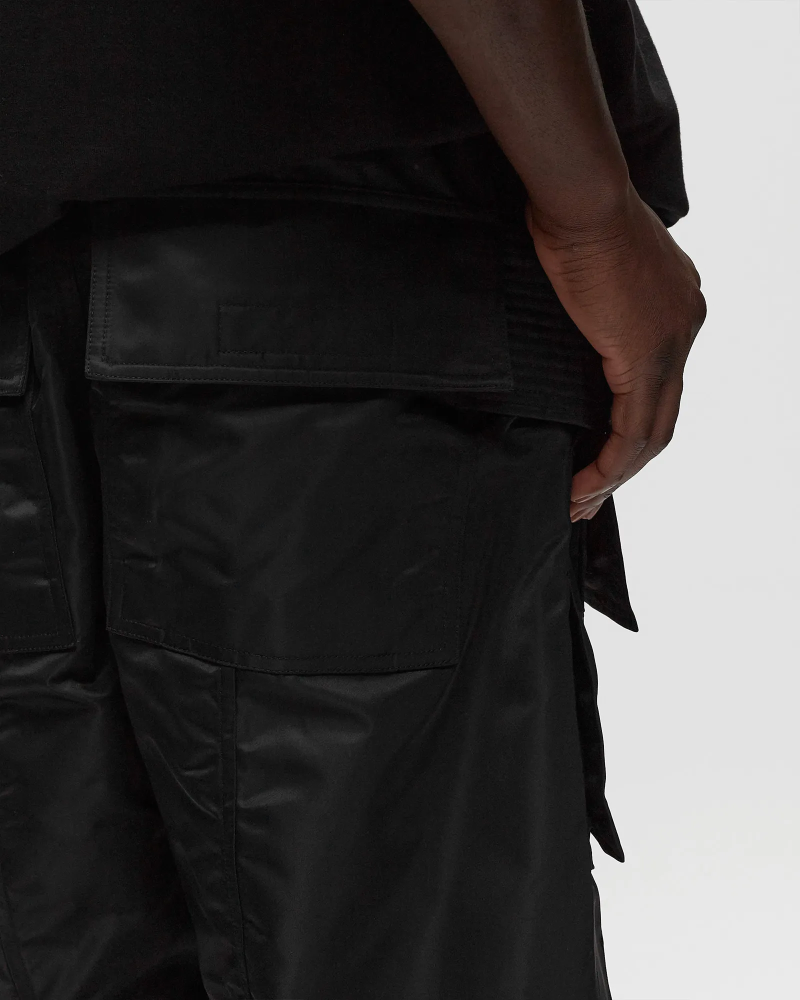 Rick Owens WOVENPANTS-CREATCH CARGO WIDE DRAWSTRING