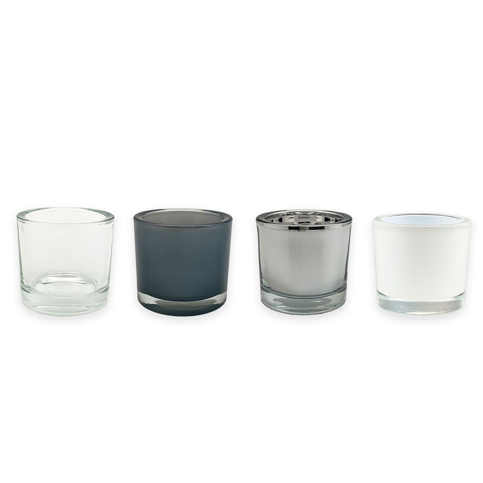 Windlicht - sortiert - Glas - Ø 9 cm