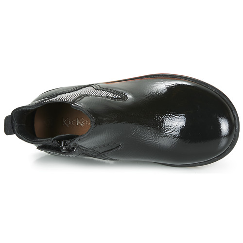 Kickers - VERMILLON - Noir