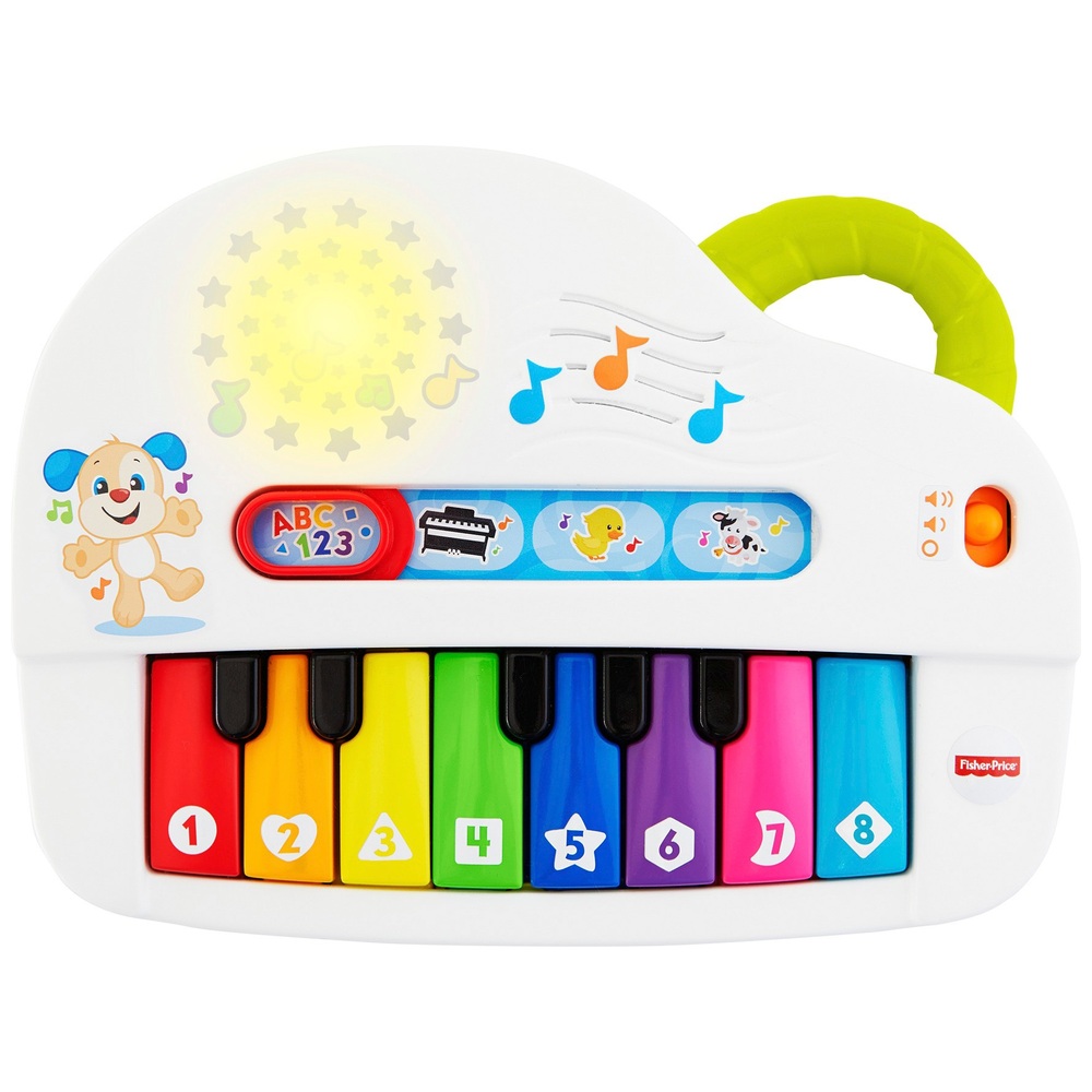 Fisher-Price Lachen & Lernen Klavier mit lustigen Geräuschen Babyspielzeug