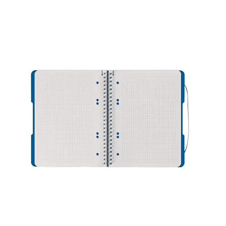 Herlitz Collegeblock DIN A5, kariert, 80 Blatt, blau