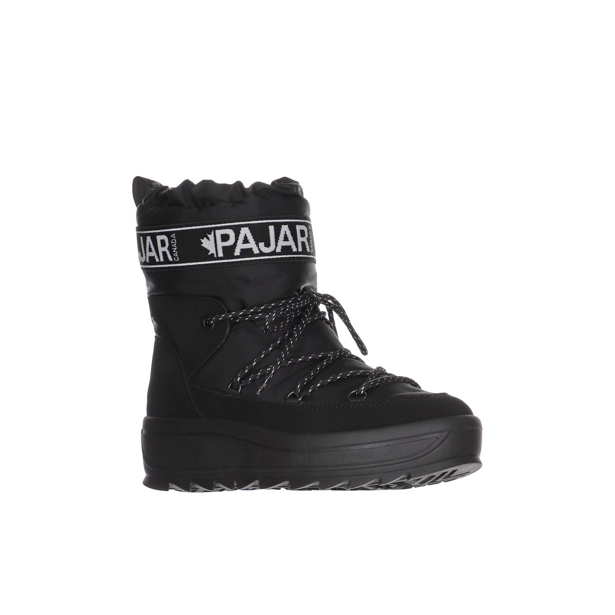 PAJAR-Galaxy-Bottes d'hiver - Talon plat - Noir