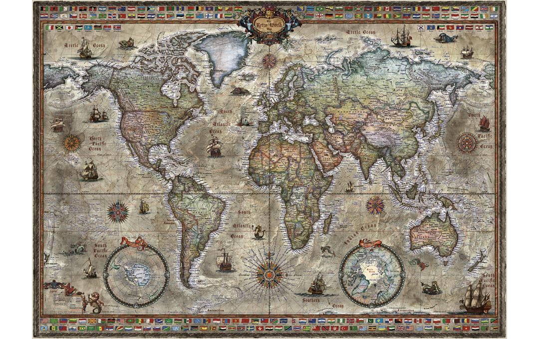 Puzzle Retro WorldKünstler: Rajko Zigic