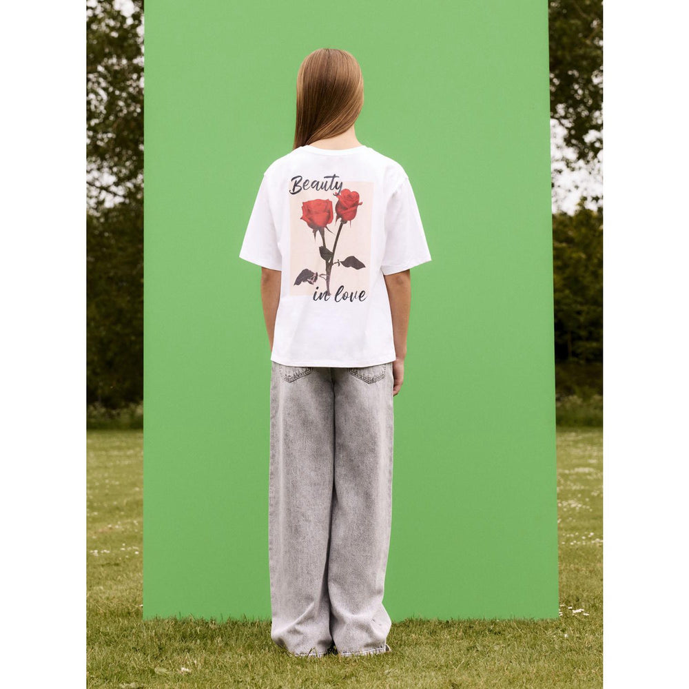 Køb Name It Bright White Delik Regular T-Shirt