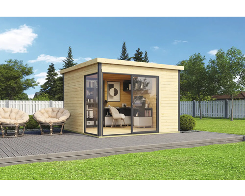 Outdoor Life Domeo 1 tuinhuis inclusief vloer, 319,6 x 319,6 cm, naturel
