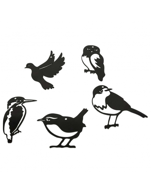 Wildbird Metal Birds Vogelset Mini - Tuindecoratie - Zwart